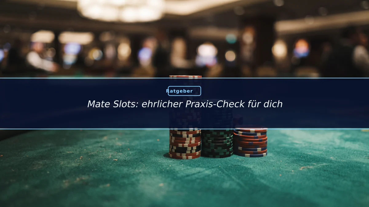 Mate Slots: ehrlicher Praxis-Check für dich