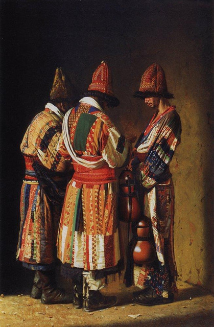 Дервиши в праздничных нарядах Ташкент 1869 1870