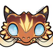 Tangerine sticker (Skyla)