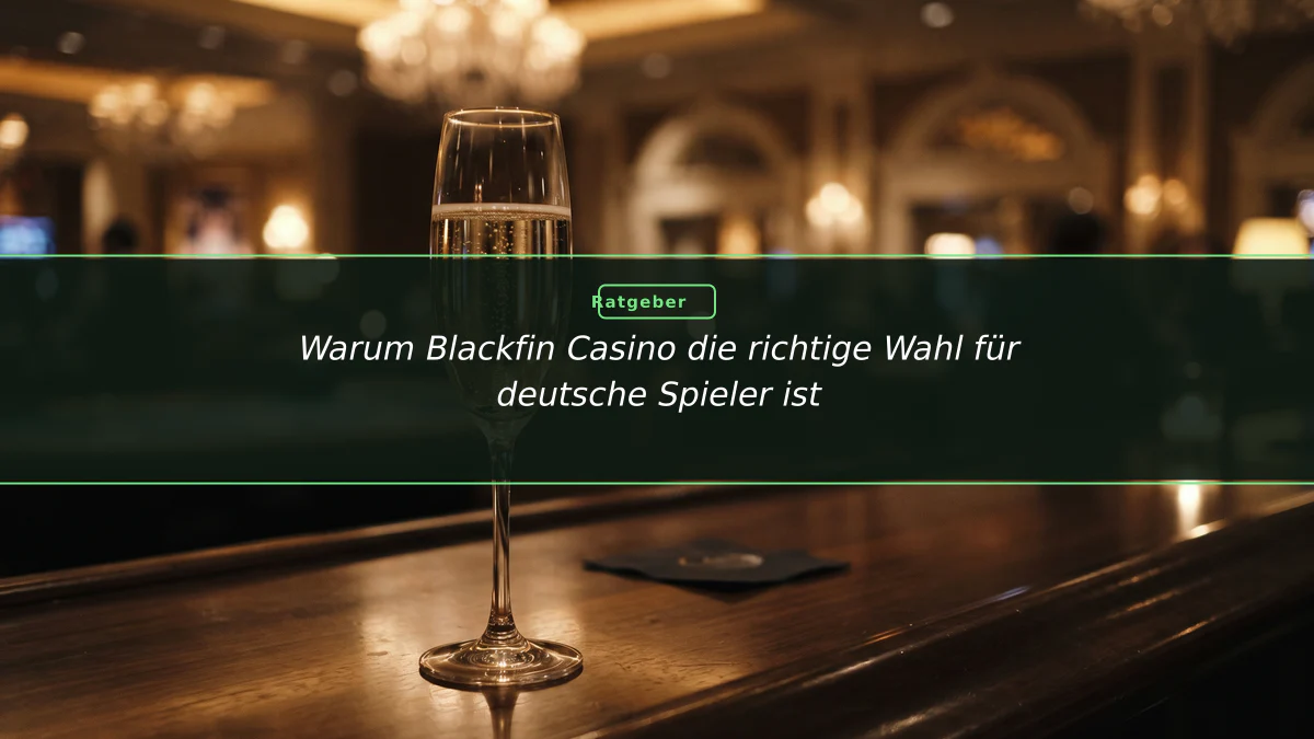 Warum Blackfin Casino die richtige Wahl für deutsche Spieler ist
