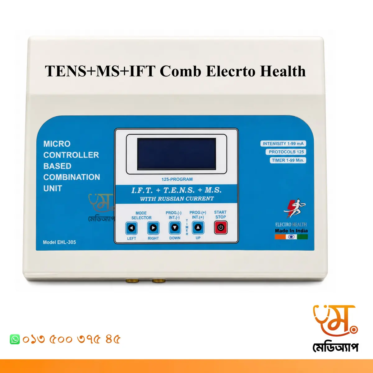 TENS+MS+IFT with Russian Current 125 Program Electro Health- EHL-305