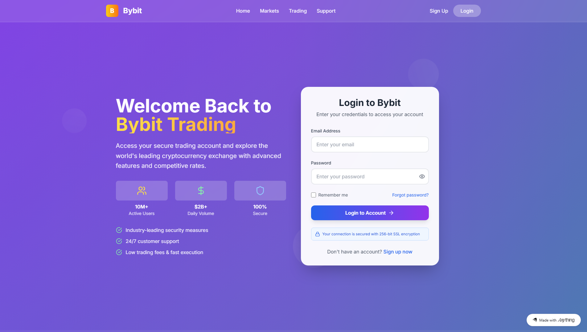 Stored capture of bybit-login.created.app