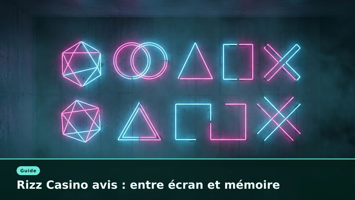 Rizz Casino avis : entre écran et mémoire