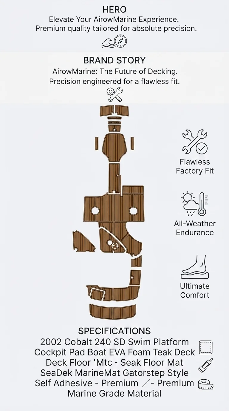 2002-cobalt-240-sd-swim-platform-cockpit-eva-foam-boat-deck-mat detail