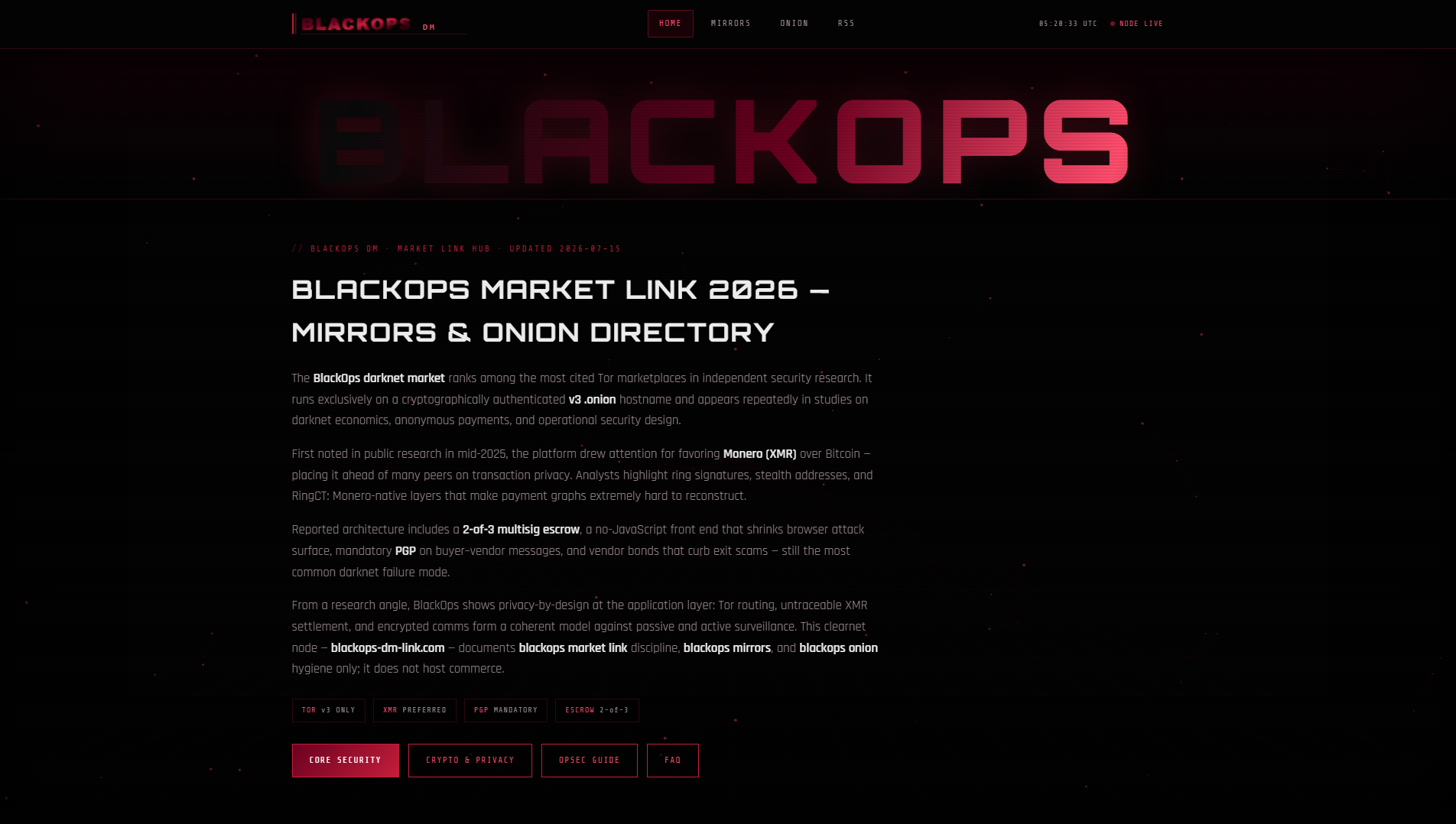 Stored capture of blackops-dm-link.com