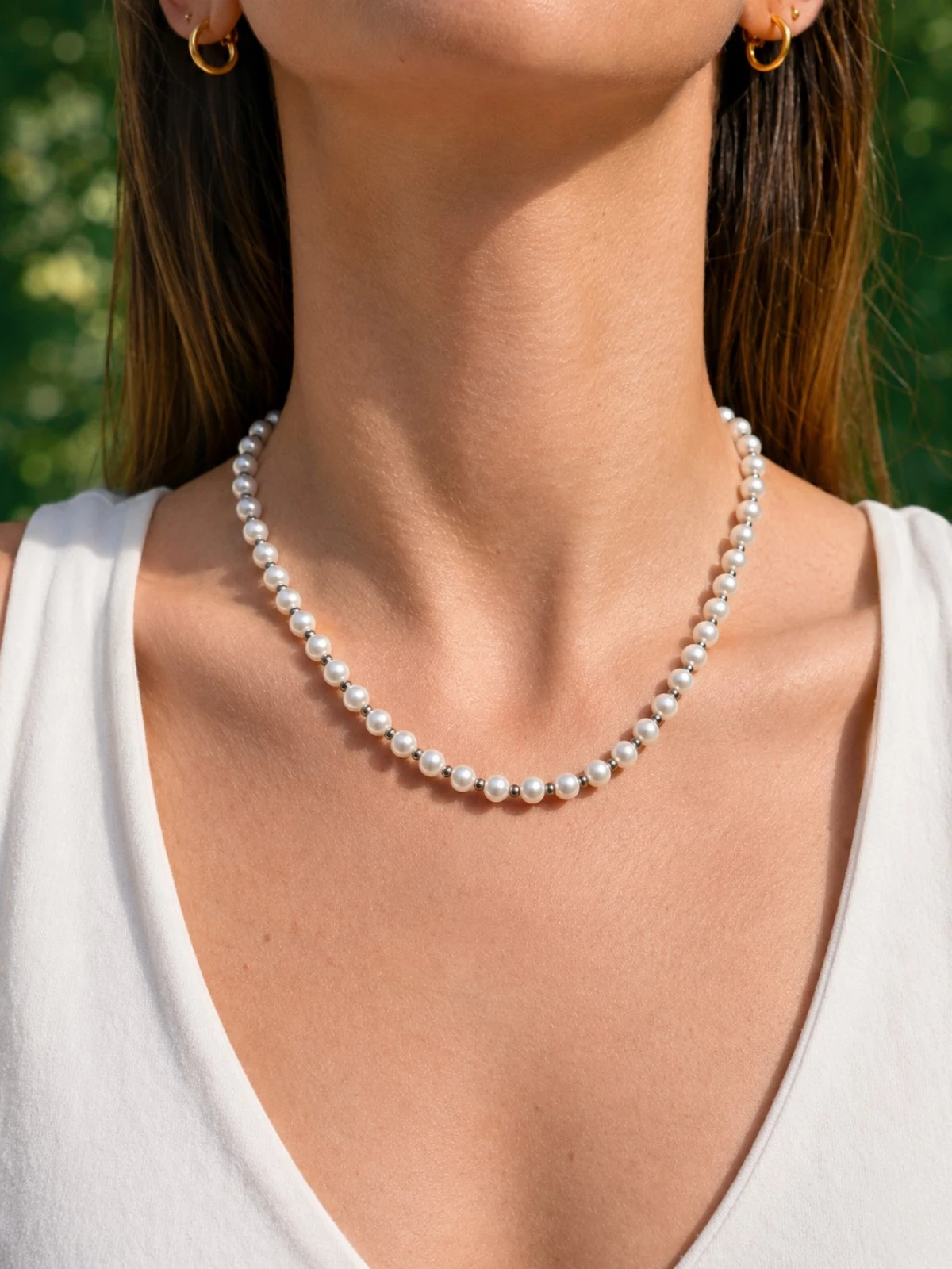 Collar de Perlas elegante