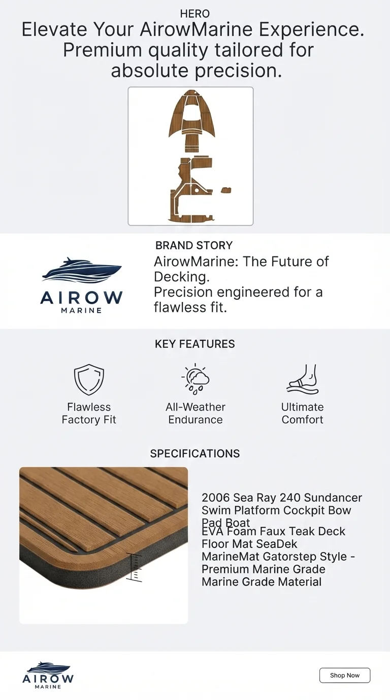 2006-sea-ray-240-sundancer-eva-foam-faux-teak-deck-floor-mat detail