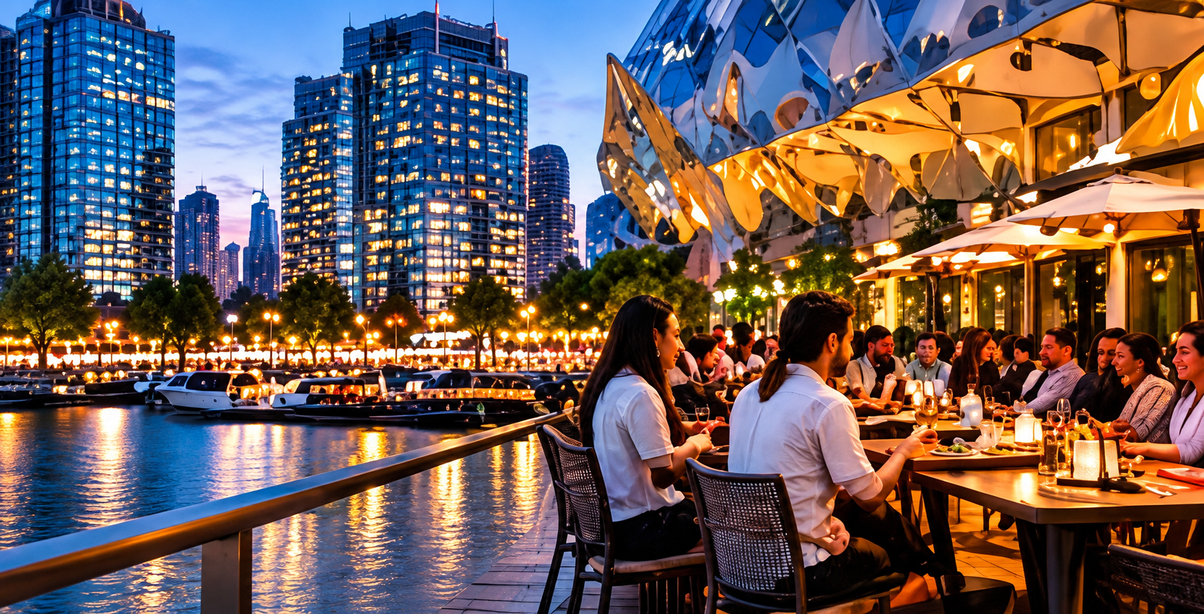 Restaurants en terrassen in het centrum van Rotterdam