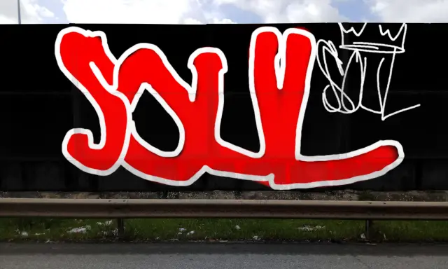 Graffiti artwork by SOUL