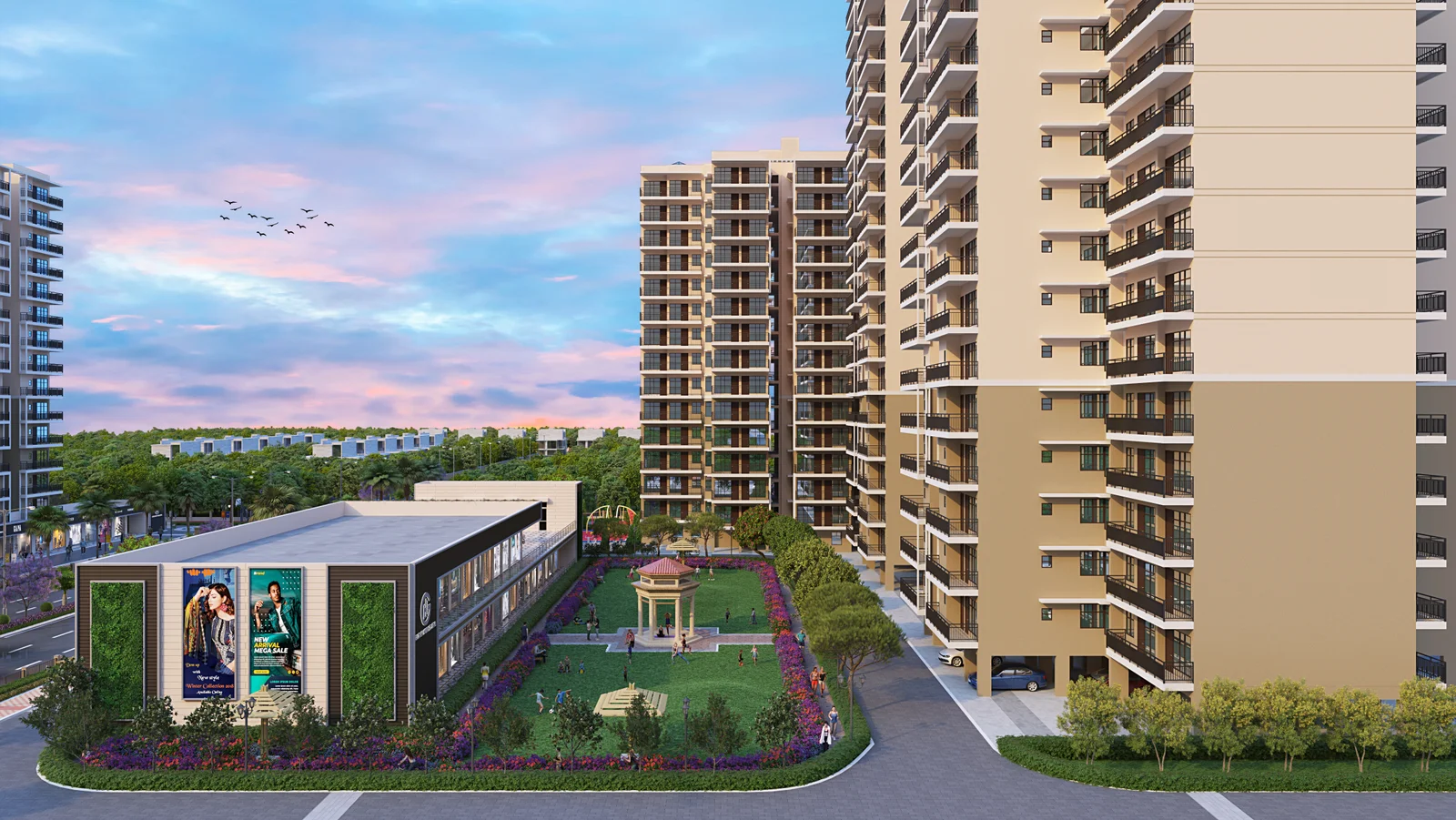 Breez Global Heights 88A Gurgaon Elevation View