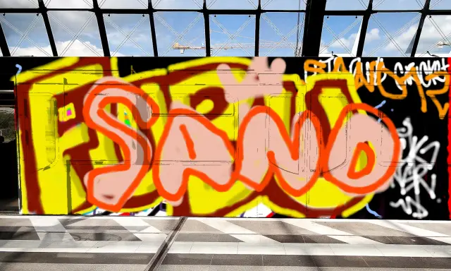Graffiti artwork by sanoman12