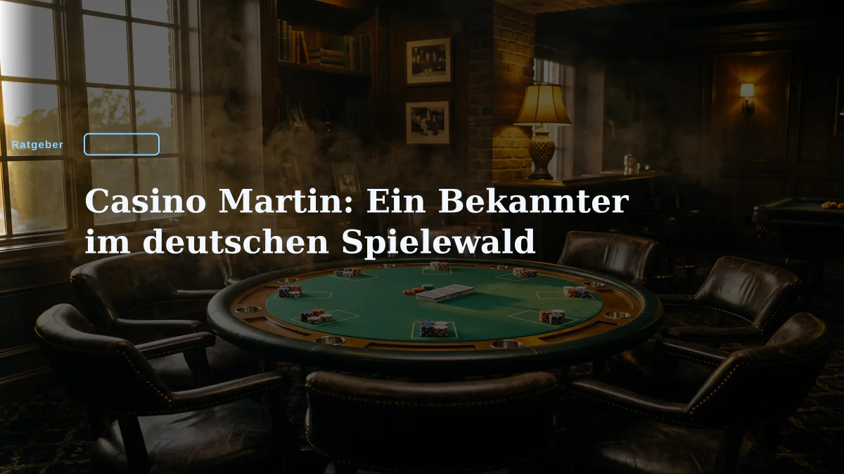 Casino Martin: Ein Bekannter im deutschen Spielewald