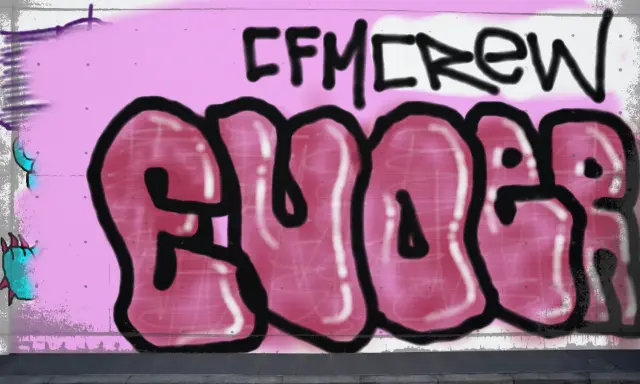 Graffiti artwork by DECAY