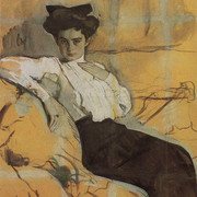 Портрет Г Л Гиршман 1906