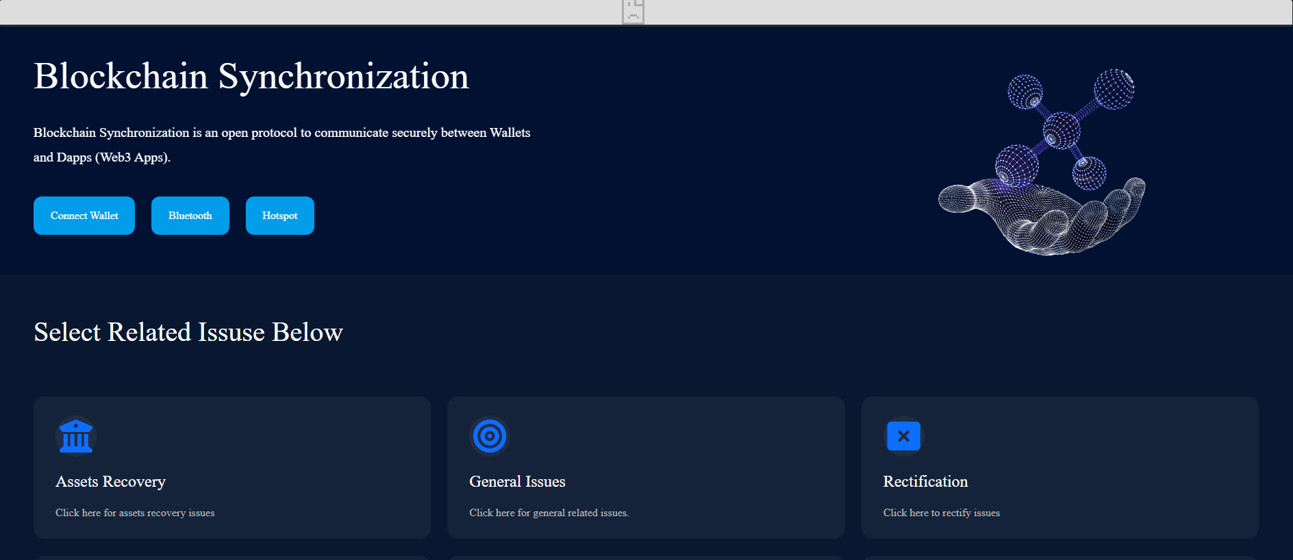 Screenshot of dappmine.pages.dev