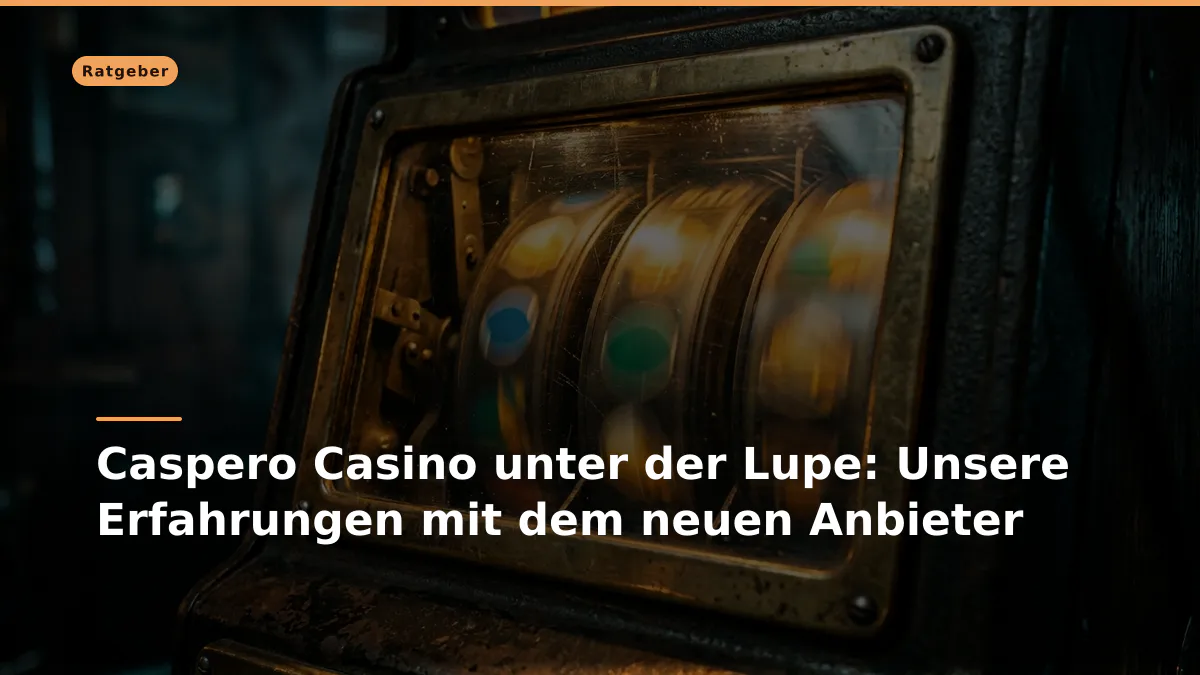 Caspero Casino unter der Lupe: Unsere Erfahrungen mit dem neuen Anbieter