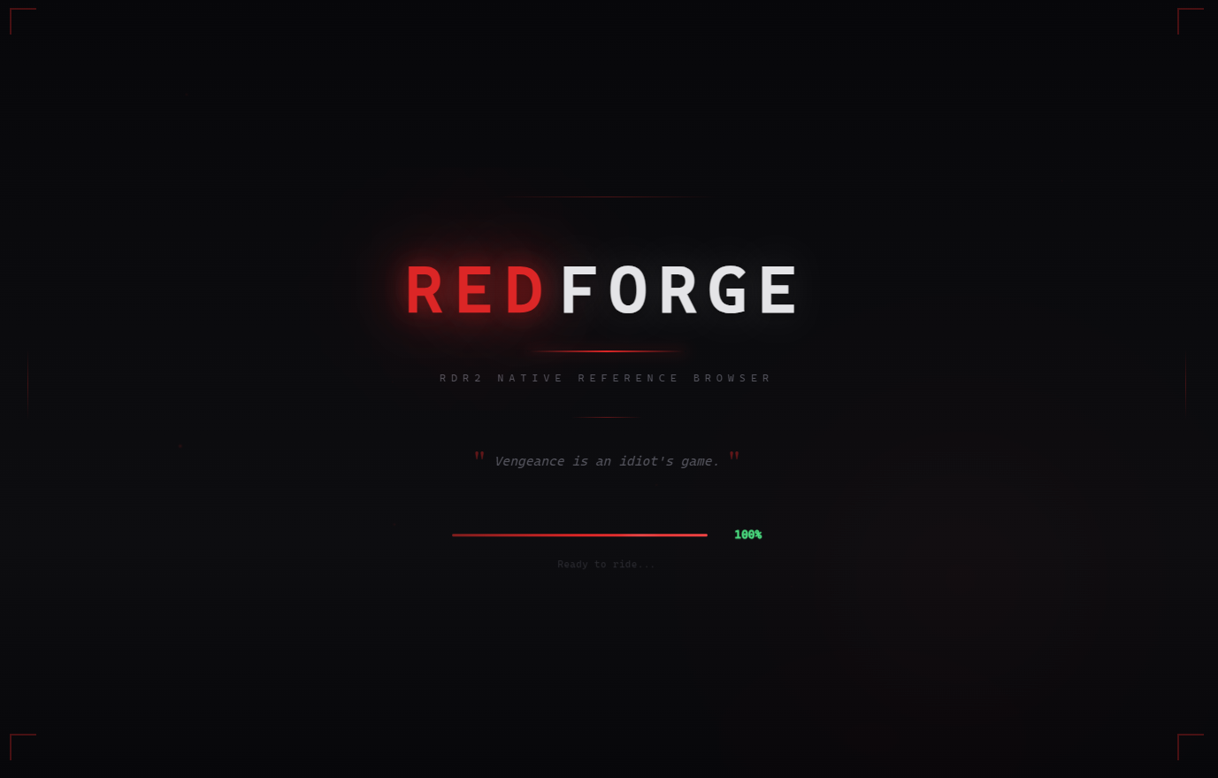 RedForge at Red Dead Redemption 2 Nexus - Mods and community