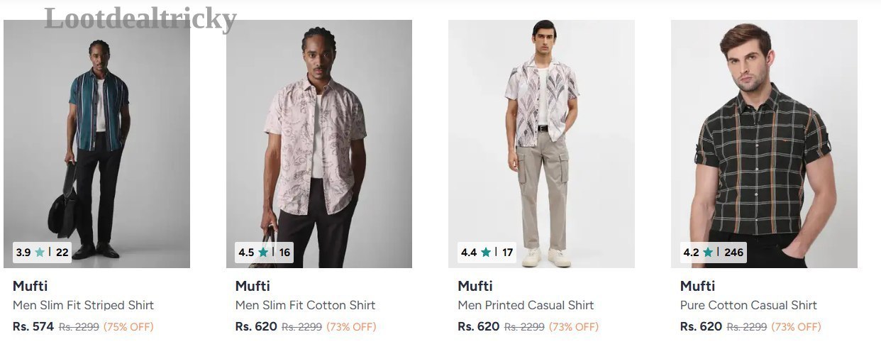 Mufti Shirts Upto – Just 74% OFF | Lowest Price Deal Mufti Shirts Upto – Just 74% OFF | Lowest Price Deal