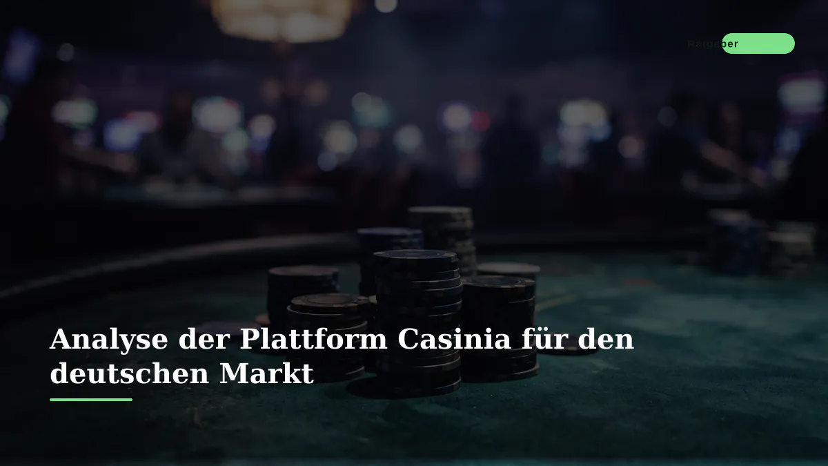 Analyse der Plattform Casinia für den deutschen Markt