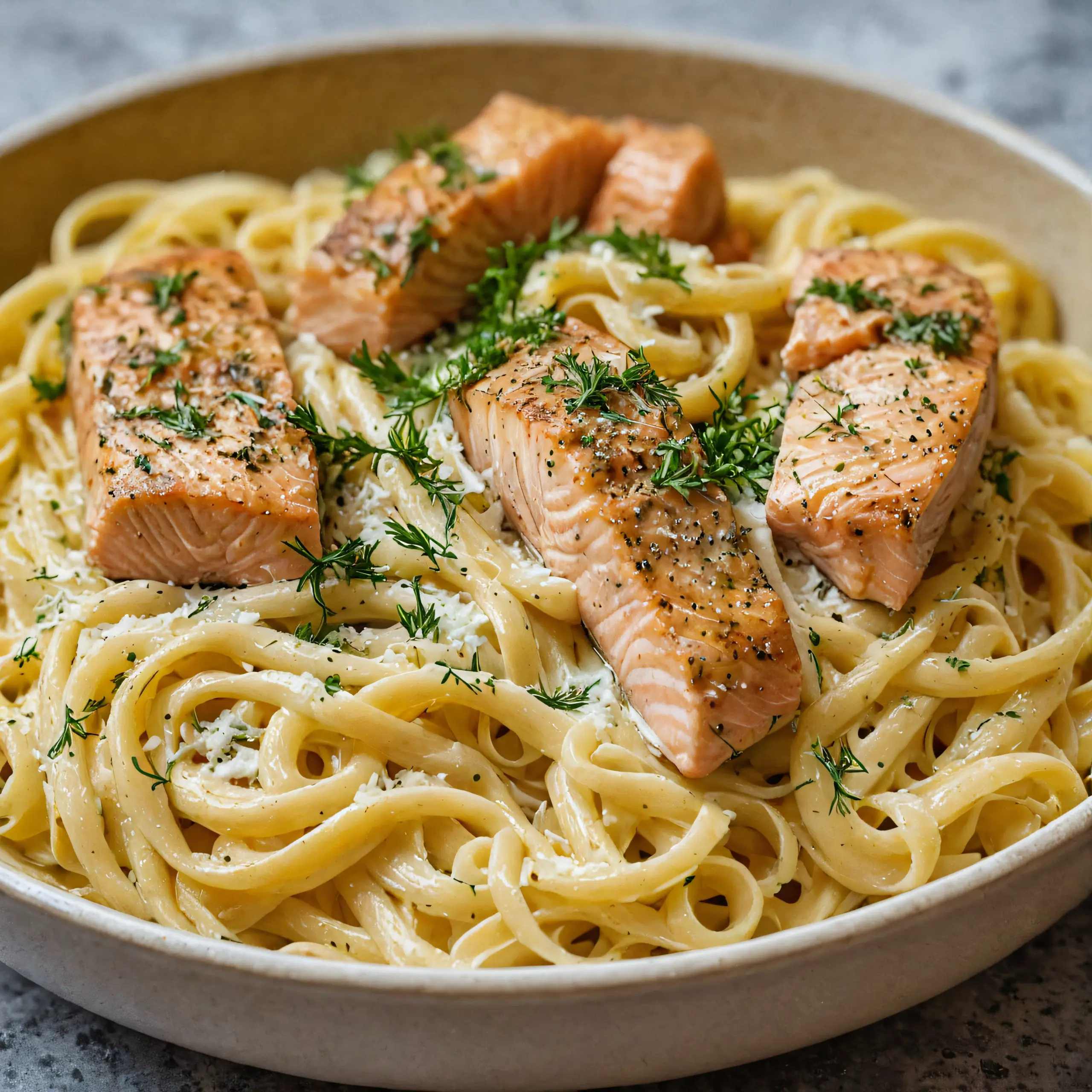 Creamy Dill Salmon Pasta Sauce