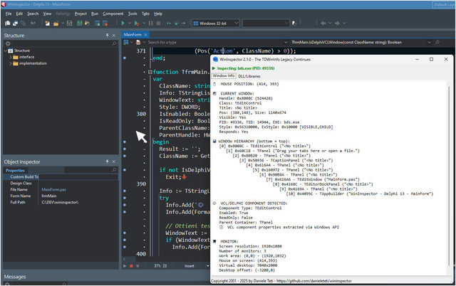 Download WinInspector 2.2 - Advanced Windows Analysis Tool