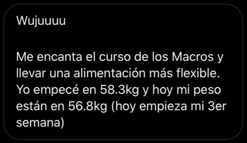 Mensaje de cliente