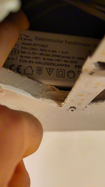 Trafo für Halogenlampen
