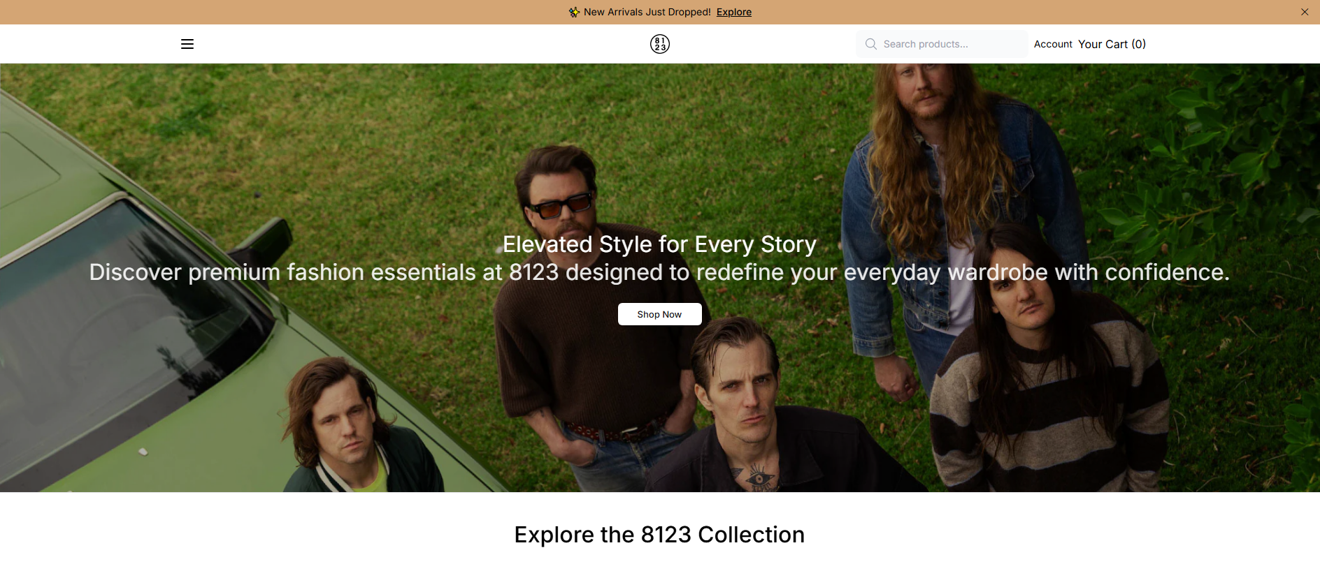 Stored capture of 81twentythreestore.shop