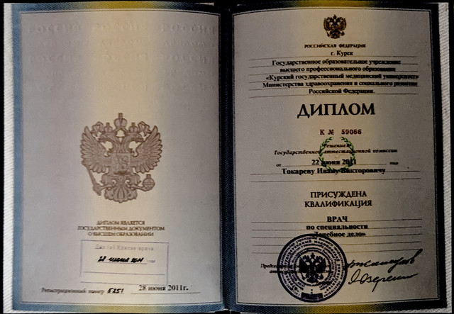 Диплом лечебное дело