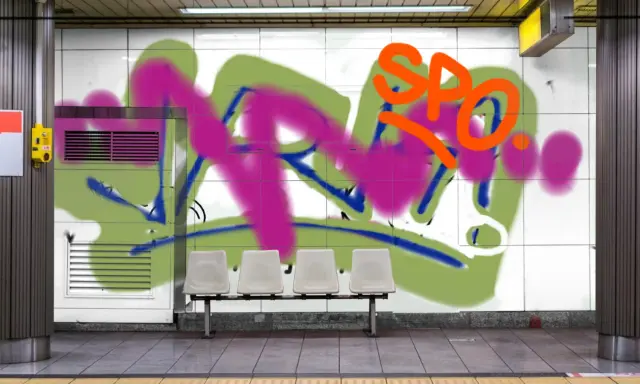 Graffiti artwork by SOLAR