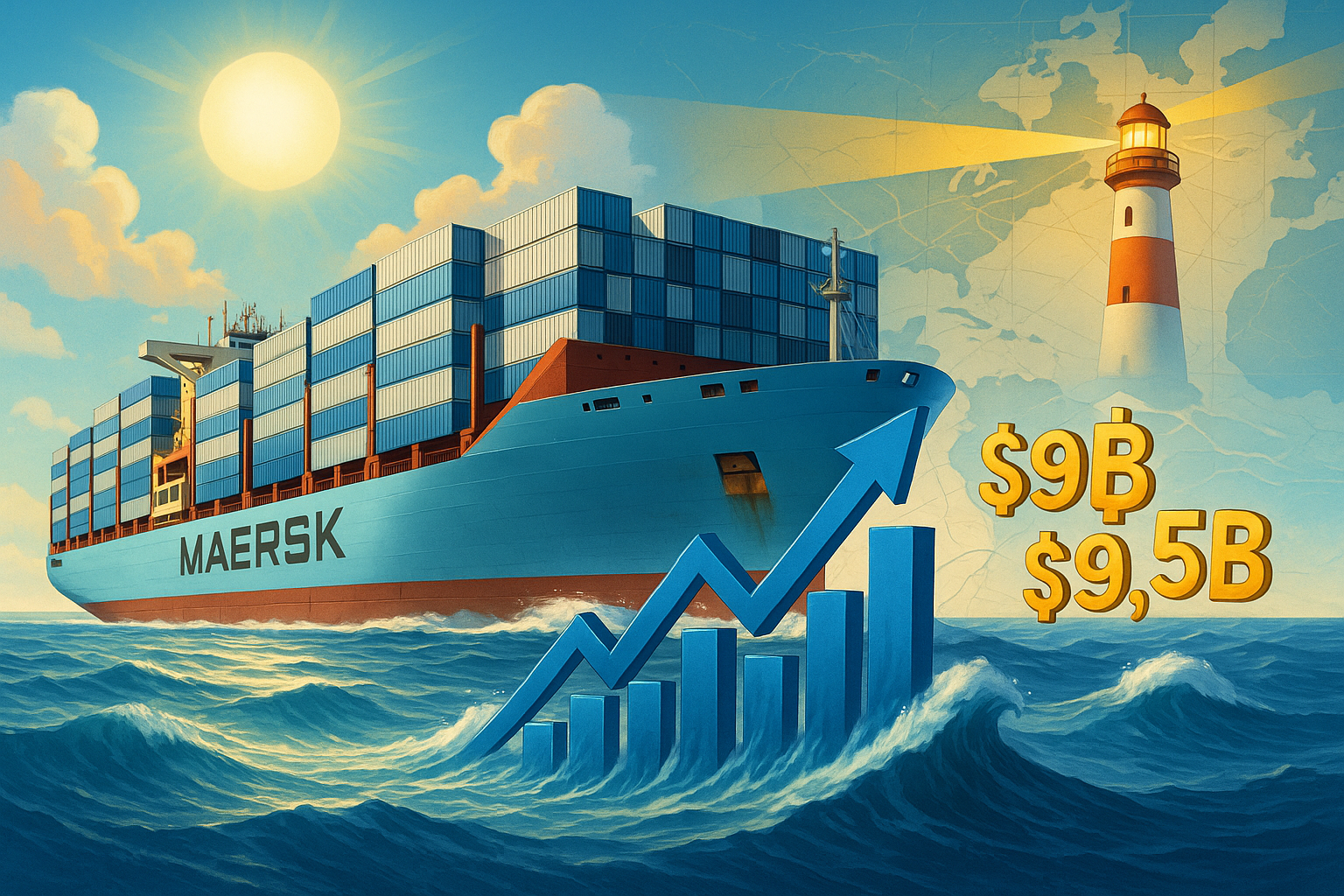 Shipping giant Maersk raises profit outlook amid resilient global trade