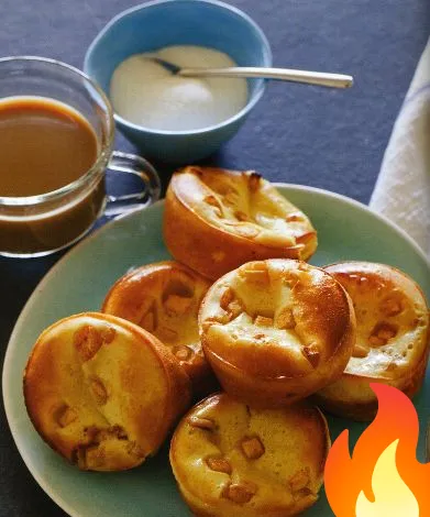 Постер Яблочные пончики по-немецки