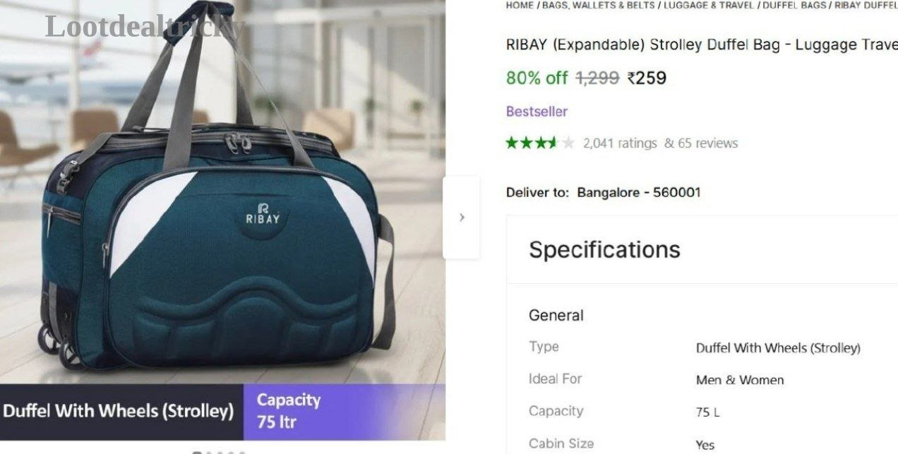 Duffel Bag With | Best Deal