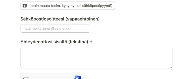 Kuva yhteydenottosivusta