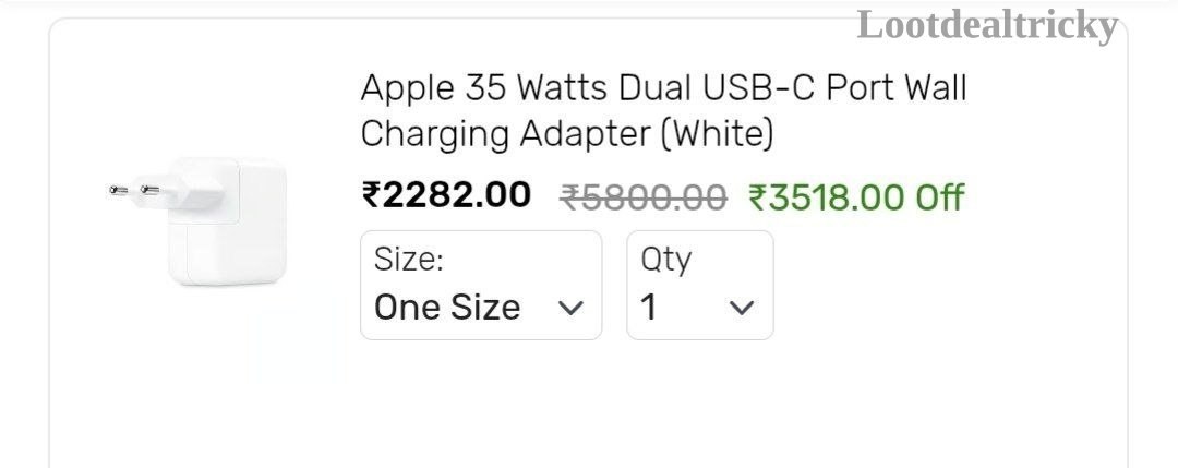 Grab Apple 35w Offer Image