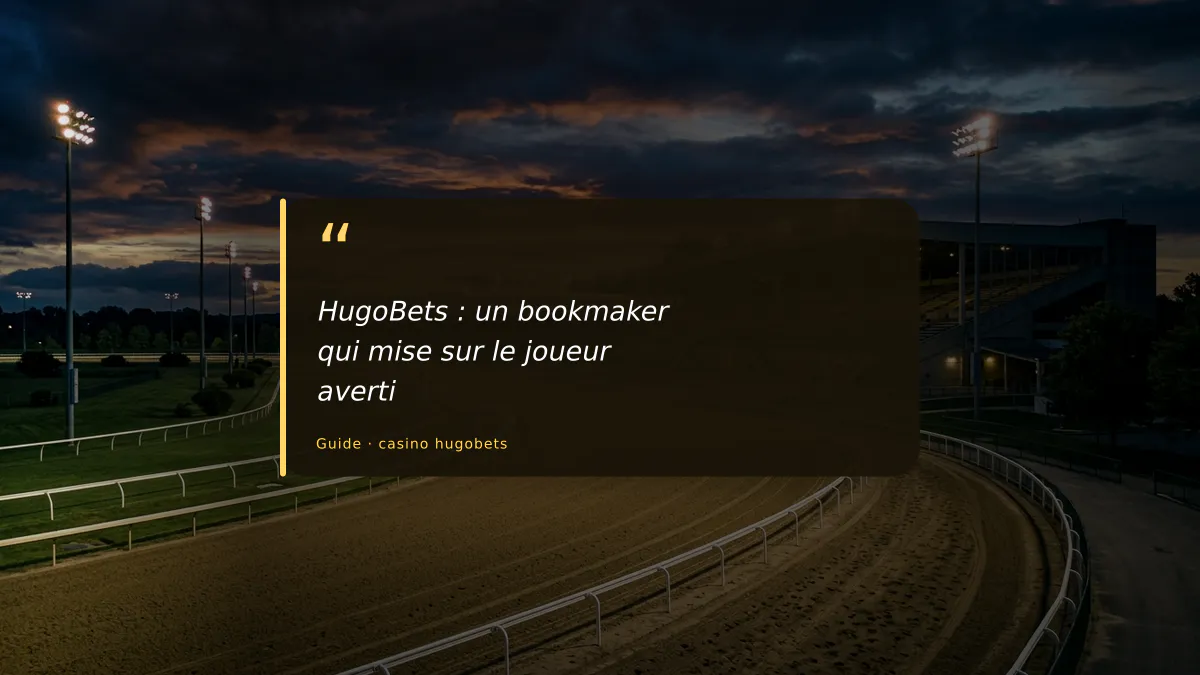 HugoBets : un bookmaker qui mise sur le joueur averti