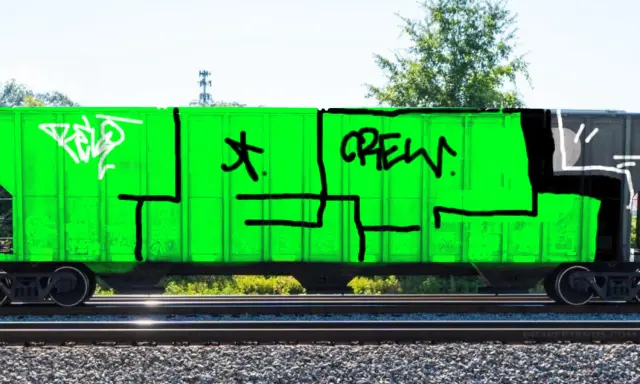 Graffiti artwork by rekot