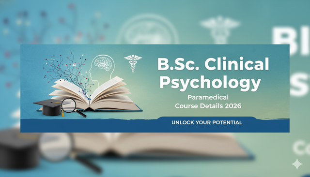 B.Sc. Clinical Psychology (Paramedical) | Course Details 2026