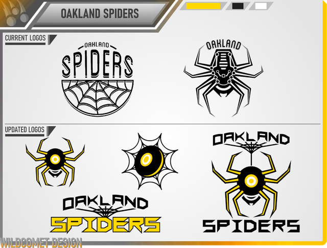 Oakland Spiders Logo Presentation