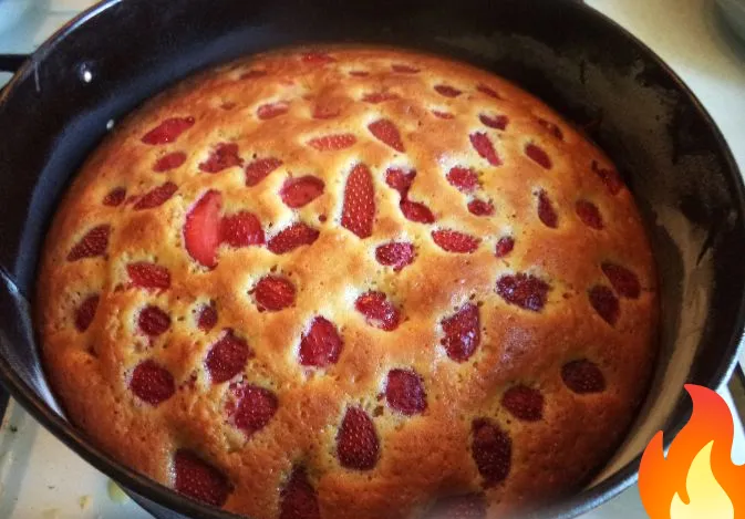 Фото Клубничный пирог