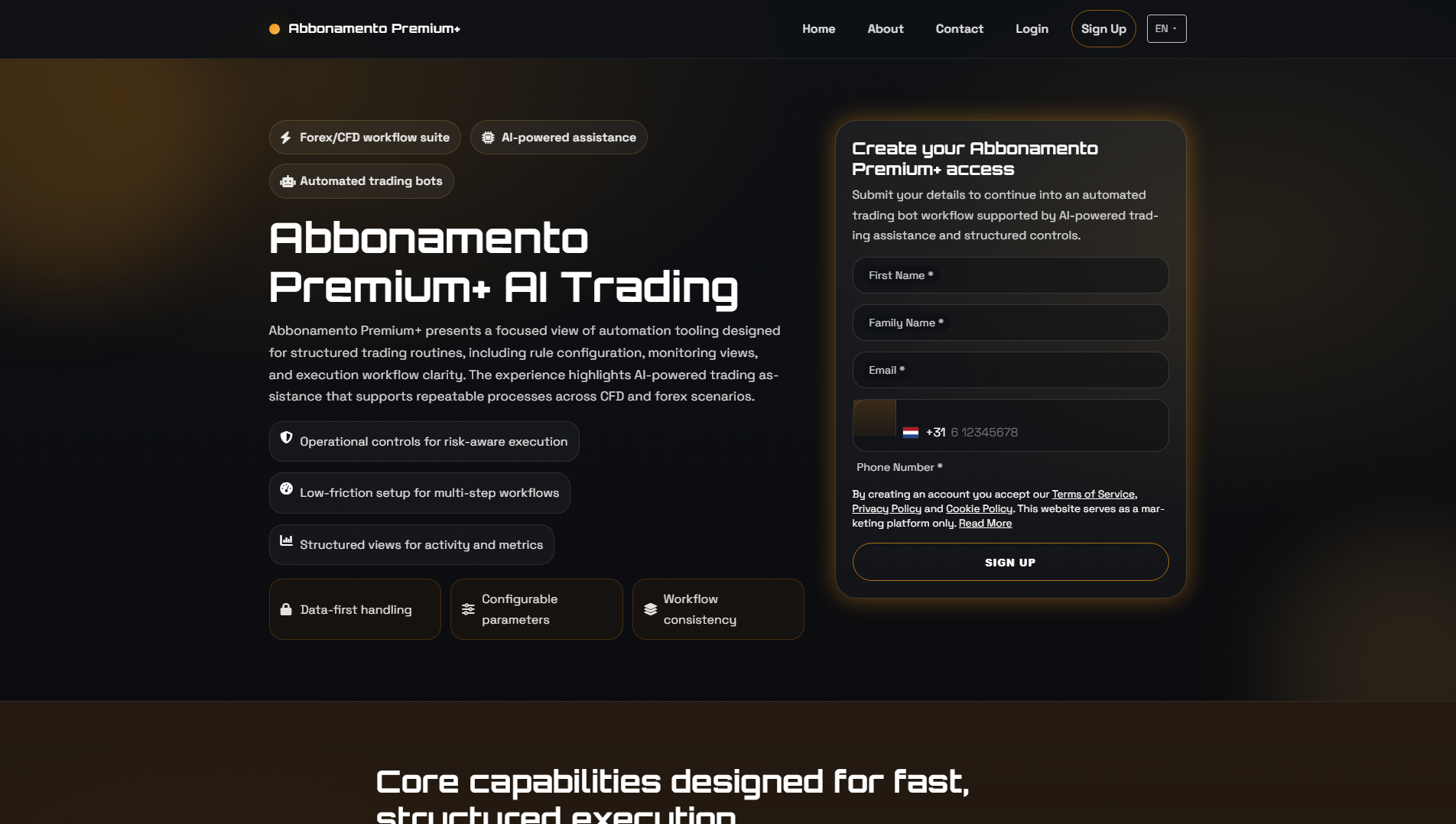 Stored capture of abbonamento-premium.com
