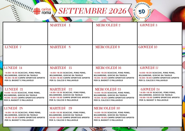 CALENDARIO 2026