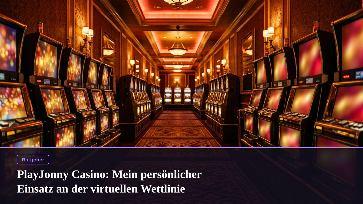 PlayJonny Casino: Mein persönlicher Einsatz an der virtuellen Wettlinie