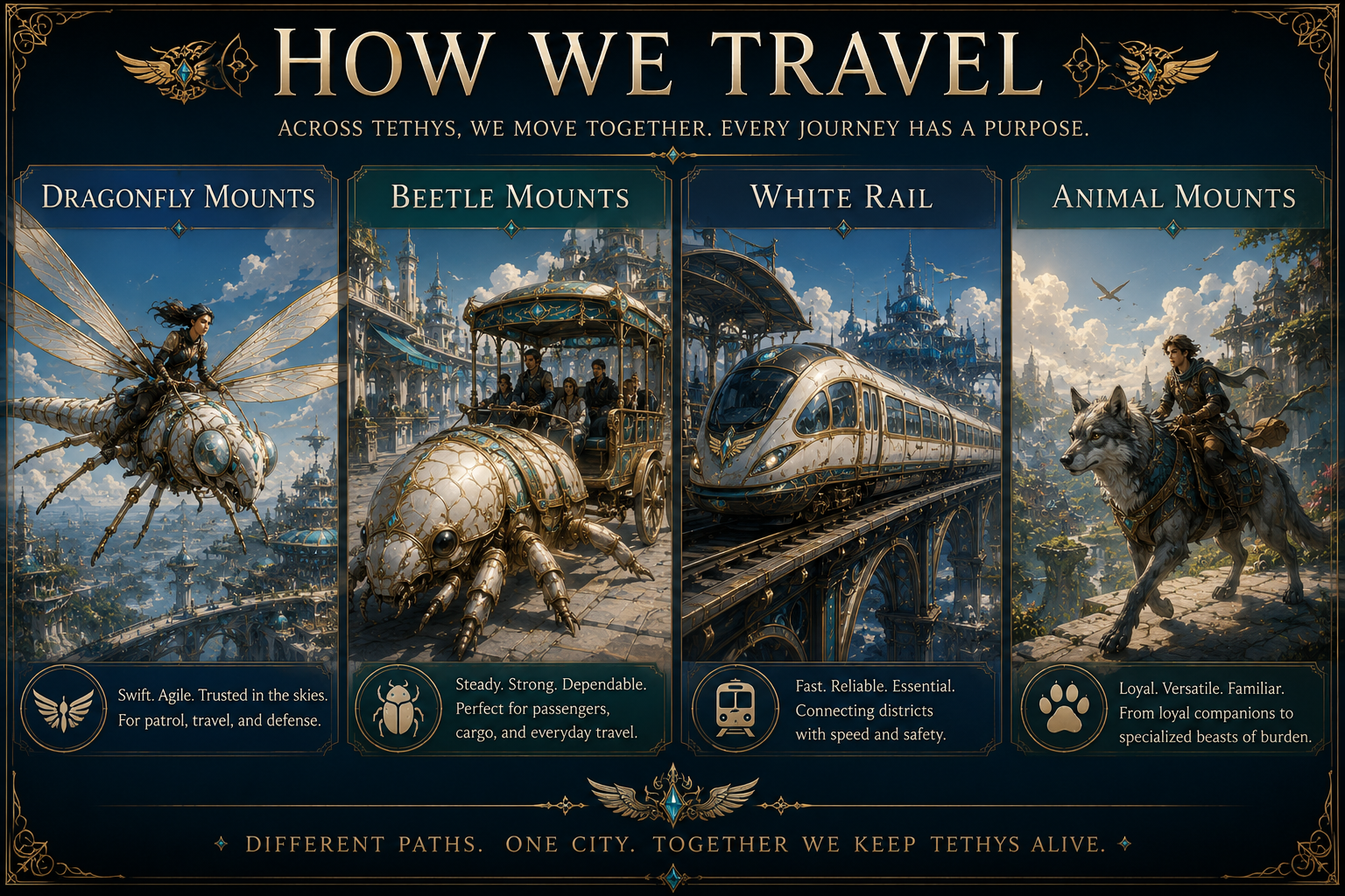 How We Travel across Tethys infographic