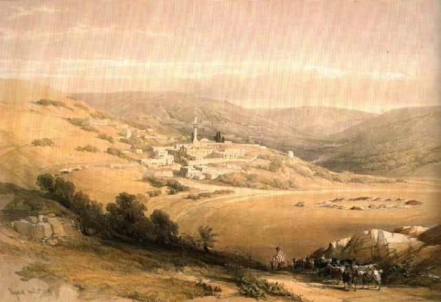 David-Roberts-Nazareth-In-The-Holy-Land