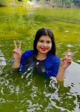 Rima Insta Model Fully Nude Bathing With Face