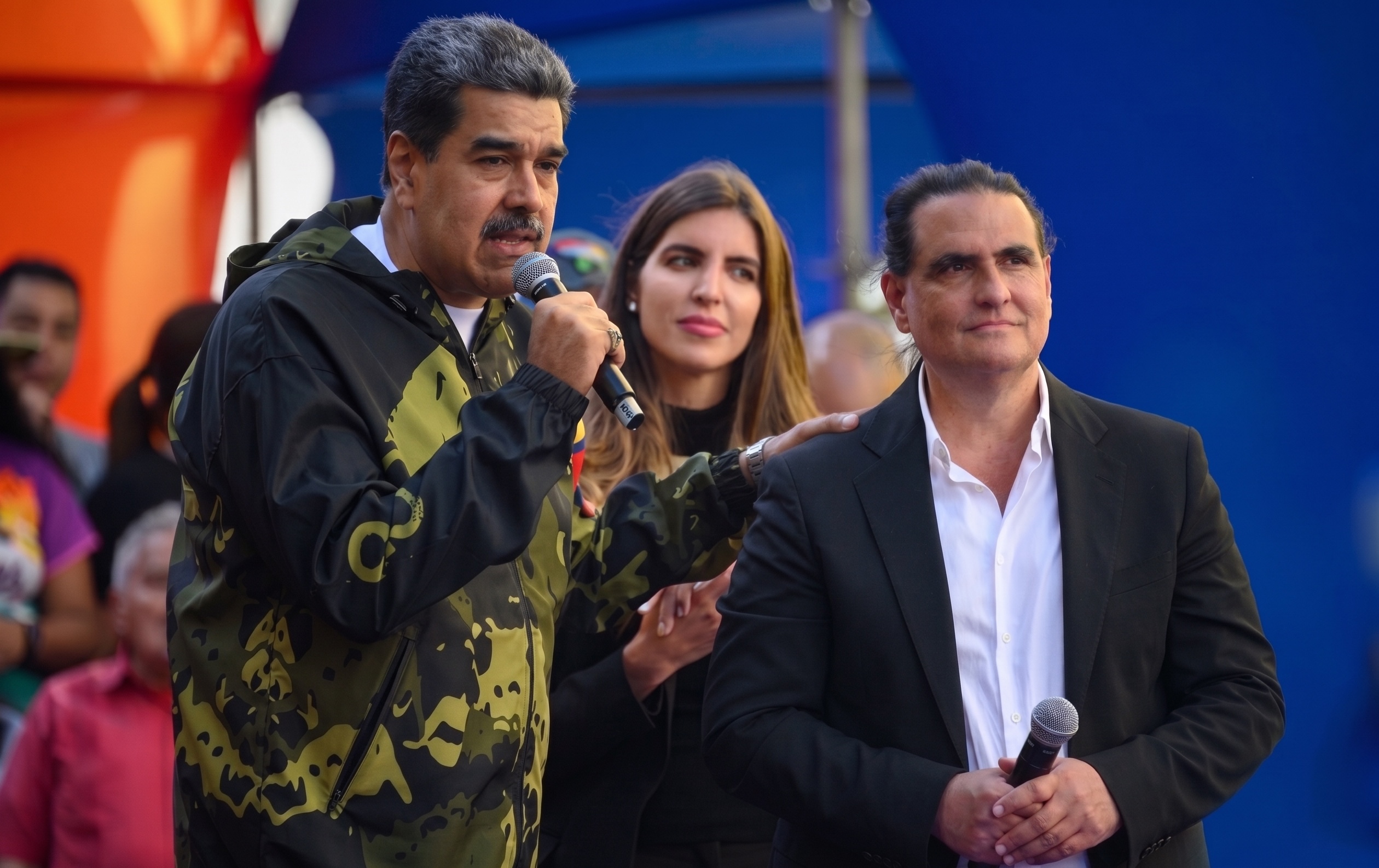 Alex Saab y Nicolás Maduro