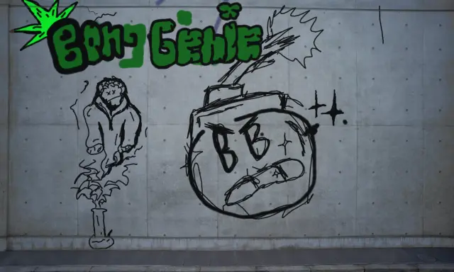 Graffiti artwork by Blank