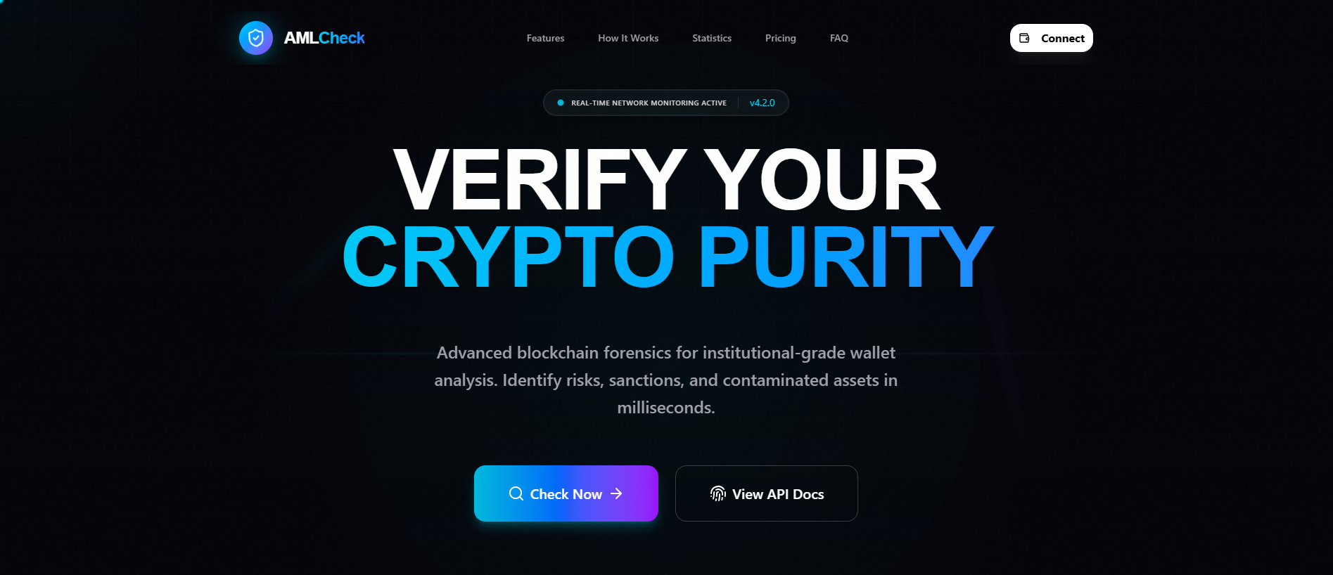 Screenshot of amlconnect.site
