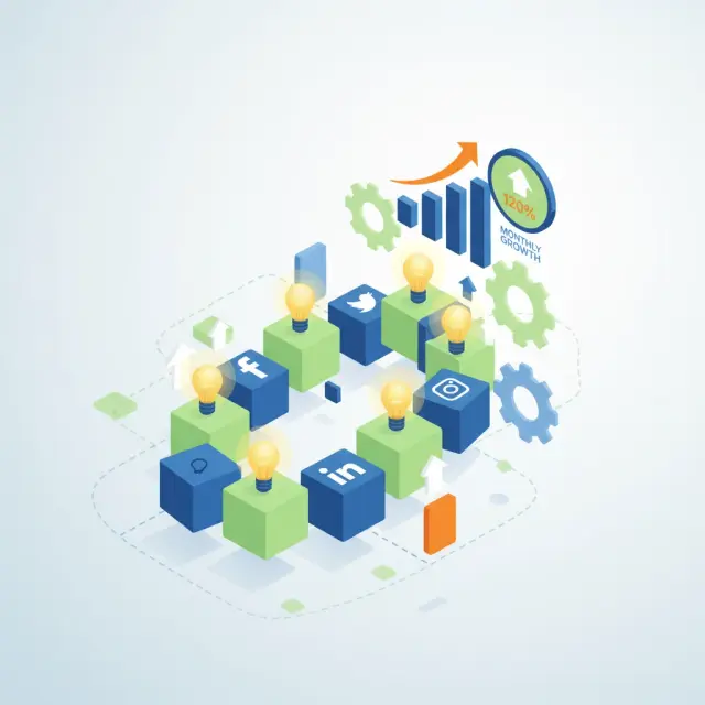 صورة توضح عملية تخطيط المحتوى الشهري